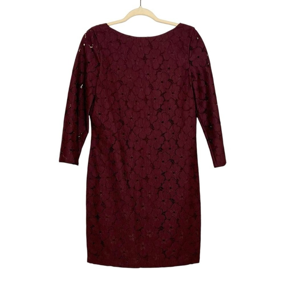 DIANE von FURSTENBERG Sarita Flower Lace Mini Dress. Size 10 - Picture 5 of 11